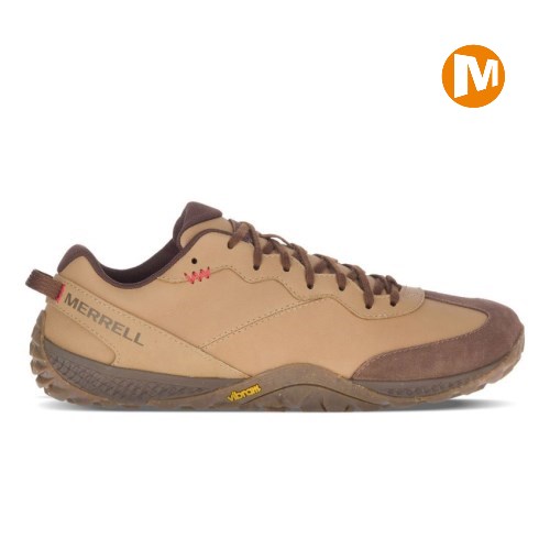 Merrell Glove 6 Leather Laufschuhe Herren HellBraun [DE-VXLIN]
